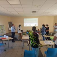 1er jour de formation avec la présence de Mme la Maire de Saint-Louis